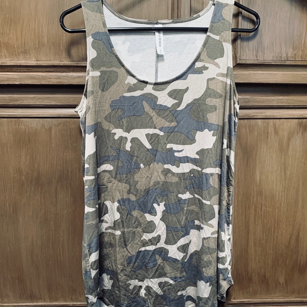 Tank top camouflage soft shirt